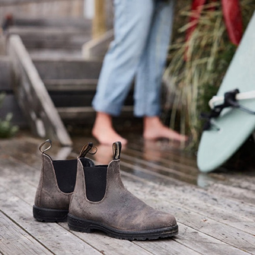 Blundstone Gray Chelsea Ankle Boots